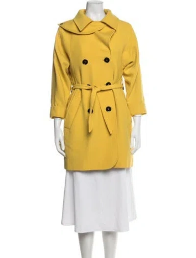 Pre-owned Dolce & Gabbana Virgin Wool Jacket In Yellow