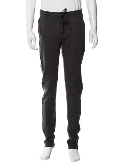 Pre-owned Dolce & Gabbana Virgin Wool Joggers W/ Tags In Gray