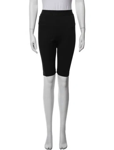 Pre-owned Dolce & Gabbana Virgin Wool Knee-length Shorts In Black