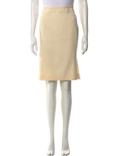 Pre-owned Dolce & Gabbana Virgin Wool Knee-length Skirt