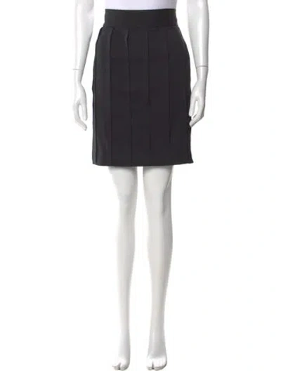 Pre-owned Dolce & Gabbana Virgin Wool Knee-length Skirt In Blue