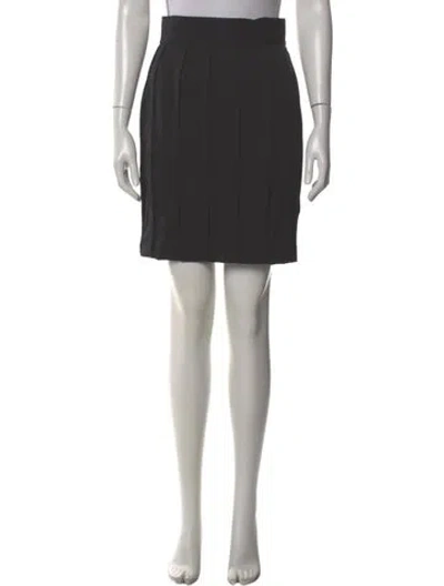Pre-owned Dolce & Gabbana Virgin Wool Knee-length Skirt W/ Tags In Gray