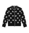 DOLCE & GABBANA VIRGIN WOOL LOGO CARDIGAN