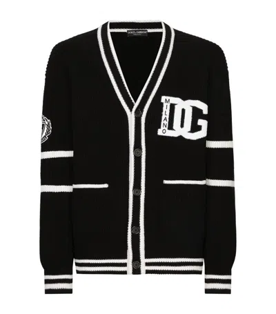 Dolce & Gabbana Cardigan In Black