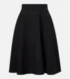 Dolce & Gabbana Virgin Wool Midi Skirt