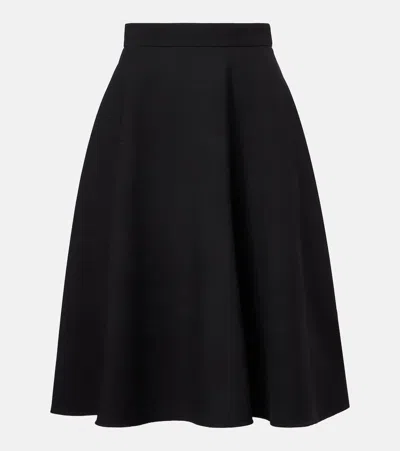 Dolce & Gabbana Virgin Wool Midi Skirt
