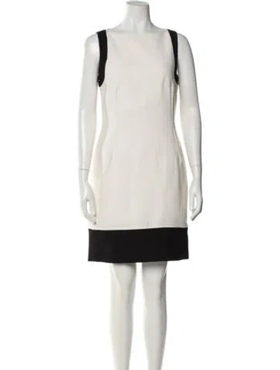 Pre-owned Dolce & Gabbana Virgin Wool Mini Dress