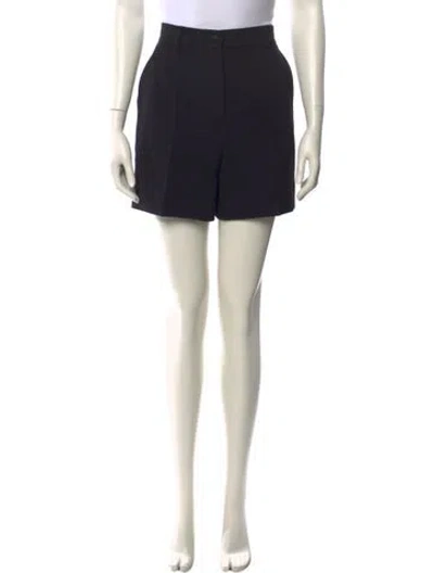 Pre-owned Dolce & Gabbana Virgin Wool Mini Shorts
