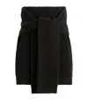 Dolce & Gabbana Virgin Wool Mini Skirt In Black