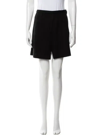 Pre-owned Dolce & Gabbana Virgin Wool Mini Skirt In Black