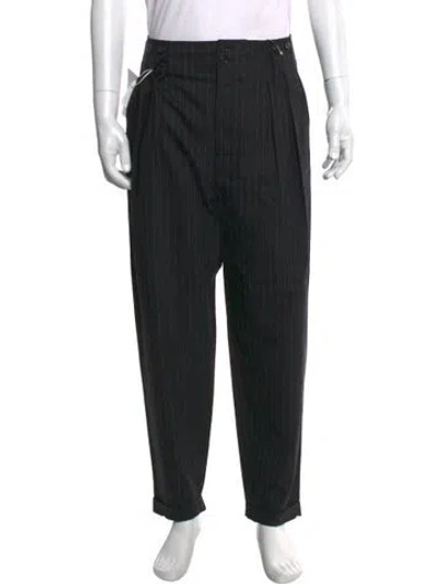 Pre-owned Dolce & Gabbana Virgin Wool Pants W/ Tags In Black