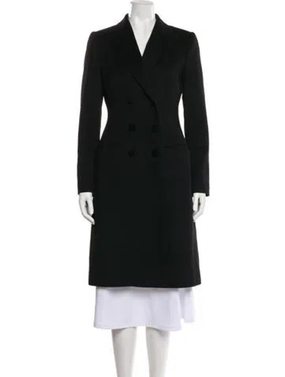 Pre-owned Dolce & Gabbana Virgin Wool Peacoat In Black
