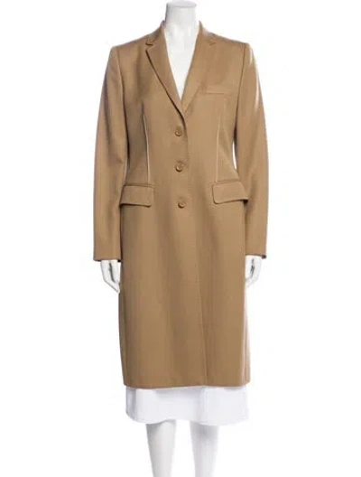 Pre-owned Dolce & Gabbana Virgin Wool Peacoat In Neutral