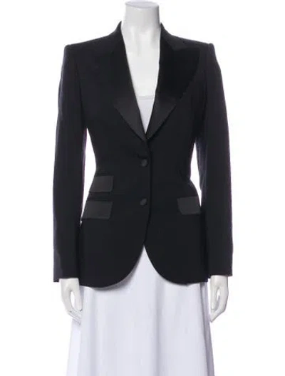 Pre-owned Dolce & Gabbana Virgin Wool Peacoat W/ Tags In Black