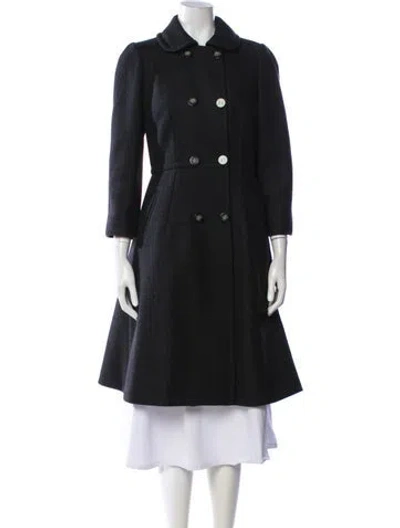 Pre-owned Dolce & Gabbana Virgin Wool Peacoat W/ Tags In Gray