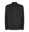 Dolce & Gabbana Virgin Wool Pocket-detail Shirt In Multi