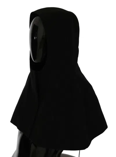 Dolce & Gabbana Virgin Wool Scarf In Black