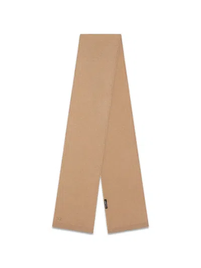 Dolce & Gabbana Virgin Wool Scarf In Brown
