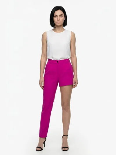 Dolce & Gabbana Virgin Wool Short Trousers In Pink