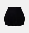 Dolce & Gabbana Virgin Wool Shorts In Black