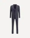 Dolce & Gabbana Men Virgin Wool-silk Blend Suit In Purple