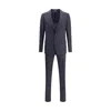 Dolce & Gabbana Men Virgin Wool-silk Blend Suit In Purple