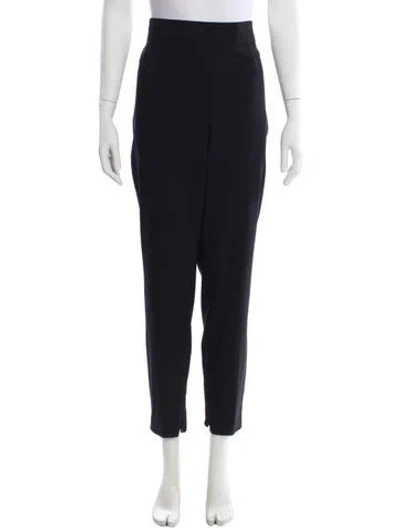 Pre-owned Dolce & Gabbana Virgin Wool Skinny Leg Pants In Black