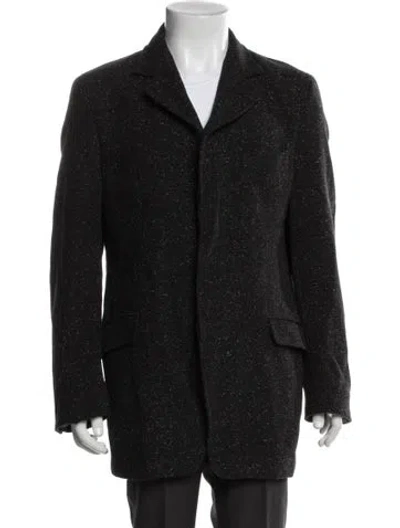Pre-owned Dolce & Gabbana Virgin Wool Sport Coat In Gray
