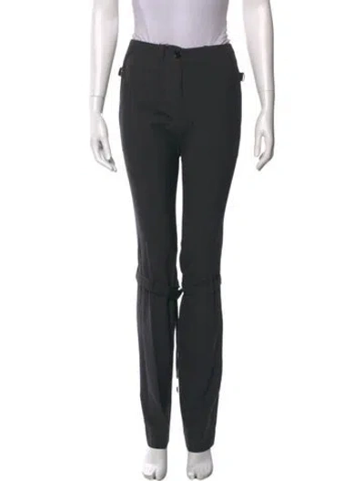 Pre-owned Dolce & Gabbana Virgin Wool Straight Leg Pants W/ Tags In Gray