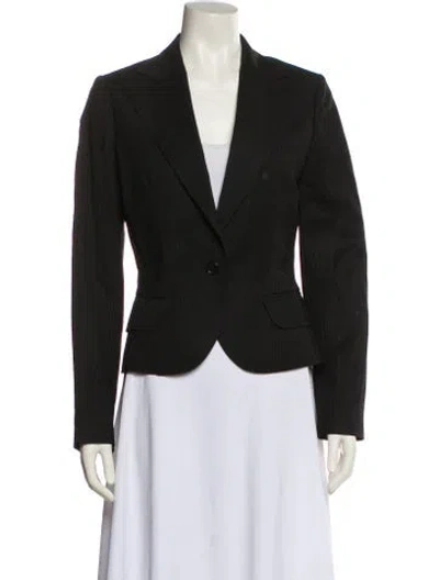 Pre-owned Dolce & Gabbana Virgin Wool Striped Blazer In Multi