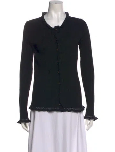 Pre-owned Dolce & Gabbana Virgin Wool Sweater In Black