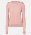 Dolce & Gabbana Virgin Wool Sweater In Pink