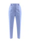 Dolce & Gabbana Virgin Wool Trouser In Blue