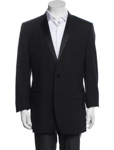 Pre-owned Dolce & Gabbana Virgin Wool Two-piece Blazer In Black