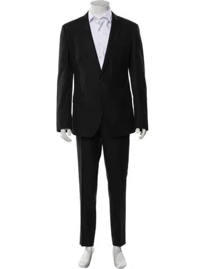 Pre-owned Dolce & Gabbana Virgin Wool Two-piece Suit In Black