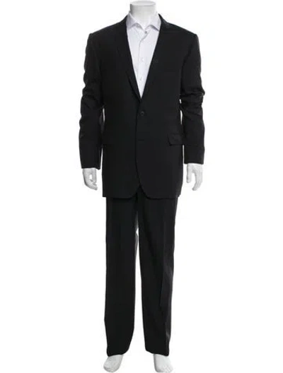 Pre-owned Dolce & Gabbana Virgin Wool Two-piece Suit In Black