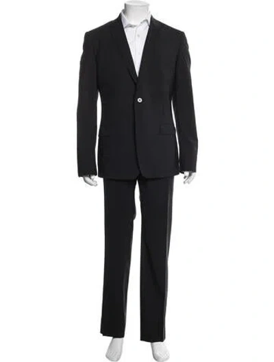 Pre-owned Dolce & Gabbana Virgin Wool Two-piece Suit In Black
