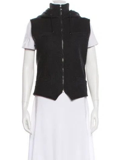 Pre-owned Dolce & Gabbana Virgin Wool Vest In Black