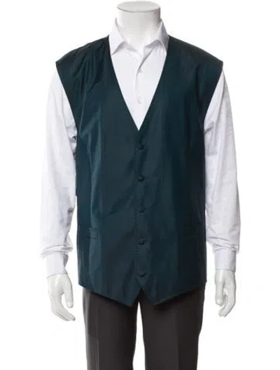 Pre-owned Dolce & Gabbana Virgin Wool Vest In Multi