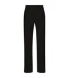 DOLCE & GABBANA VIRGIN WOOL WIDE-LEG TROUSERS