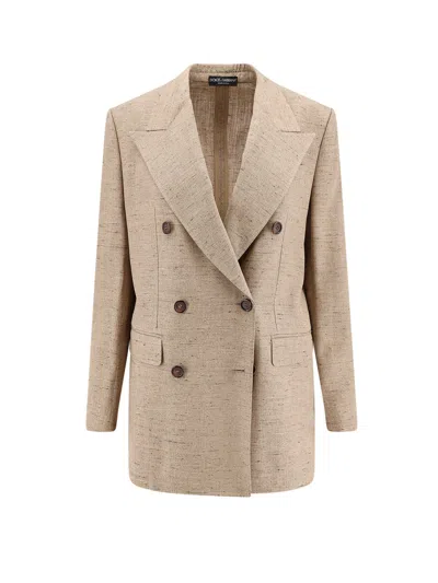 Dolce & Gabbana Viscose And Linen Blazer
