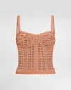 Dolce & Gabbana Crochet-knit Top