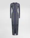 Dolce & Gabbana Striped Knitted Dress