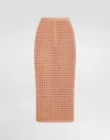 Dolce & Gabbana Crochet-knit Midi Skirt