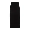 Dolce & Gabbana Cady Calf-length Skirt With Slits