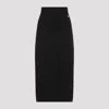 Dolce & Gabbana Dg-logo Pencil Skirt In Nero