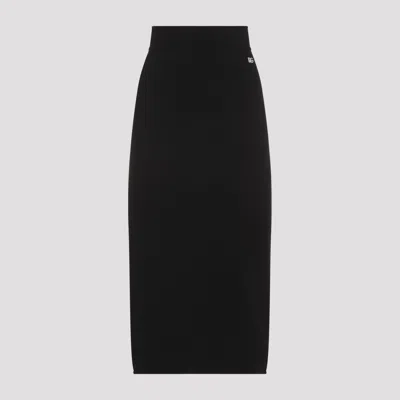 DOLCE & GABBANA VISCOSE MIDI SKIRT