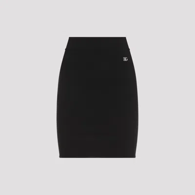 DOLCE & GABBANA VISCOSE MINI SKIRT