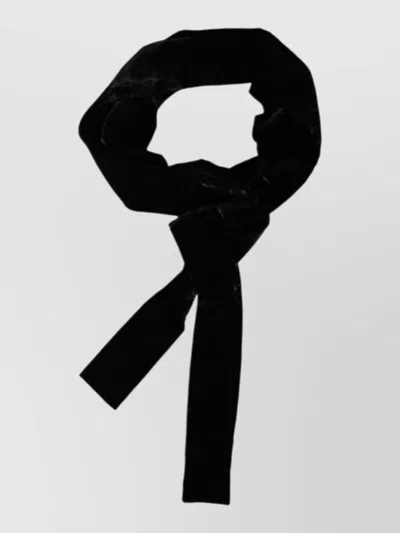 Dolce & Gabbana Viscose Wide Waist Women Belt Bow In Black