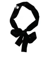 Dolce & Gabbana Black Viscose Wide Waist Women Belt In Black
